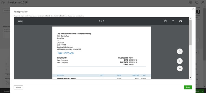 Creating a new customer - step 9.2