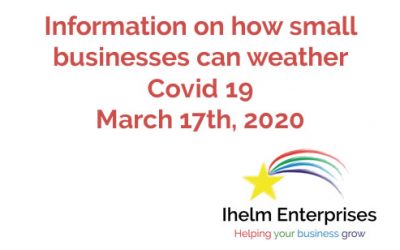 Information on how small businesses and the self-employed can weather Covid 19