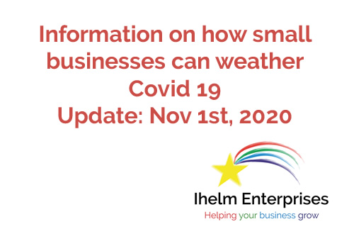 Ihelm Enterprises Covid 19 Update Nov 1st