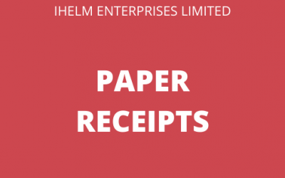 Paper Receipts and what to do with them