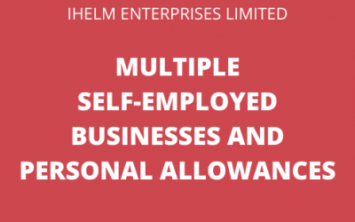 Multiple Self-Employed Businesses, Personal Allowances and Tax Returns