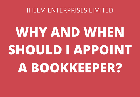 Why and when should I appoint a bookkeeper?