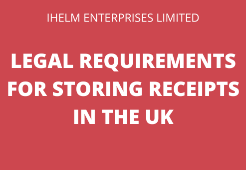 Ihelm Enterprises Limited - Sept 2024 FB Live - Legal Requirements for Storing Business Receipts in the UK